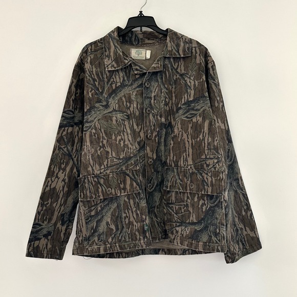 Mossy Oak Other - Vintage 80s Mossy Oak Camo Jacket Men's Medium USA Pockets Outdoor Chore Tree